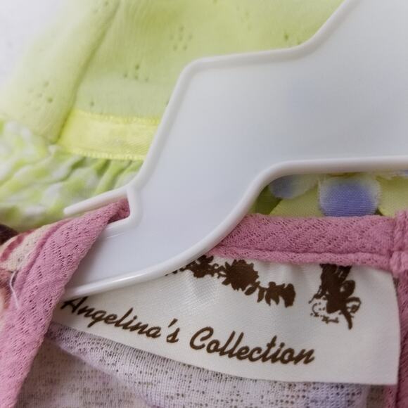 Janie & Jack Romper & 2 Dresses Sleeveless Comfortable Dress Size 3-6 Months - Picture 5 of 13